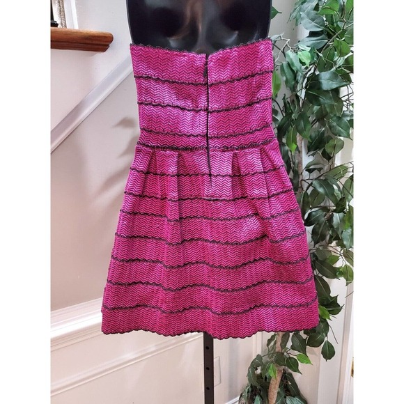 Blvd Collection Women Purple Polyester Off The Shoulder Knee Length Dress Size S - Picture 6 of 11